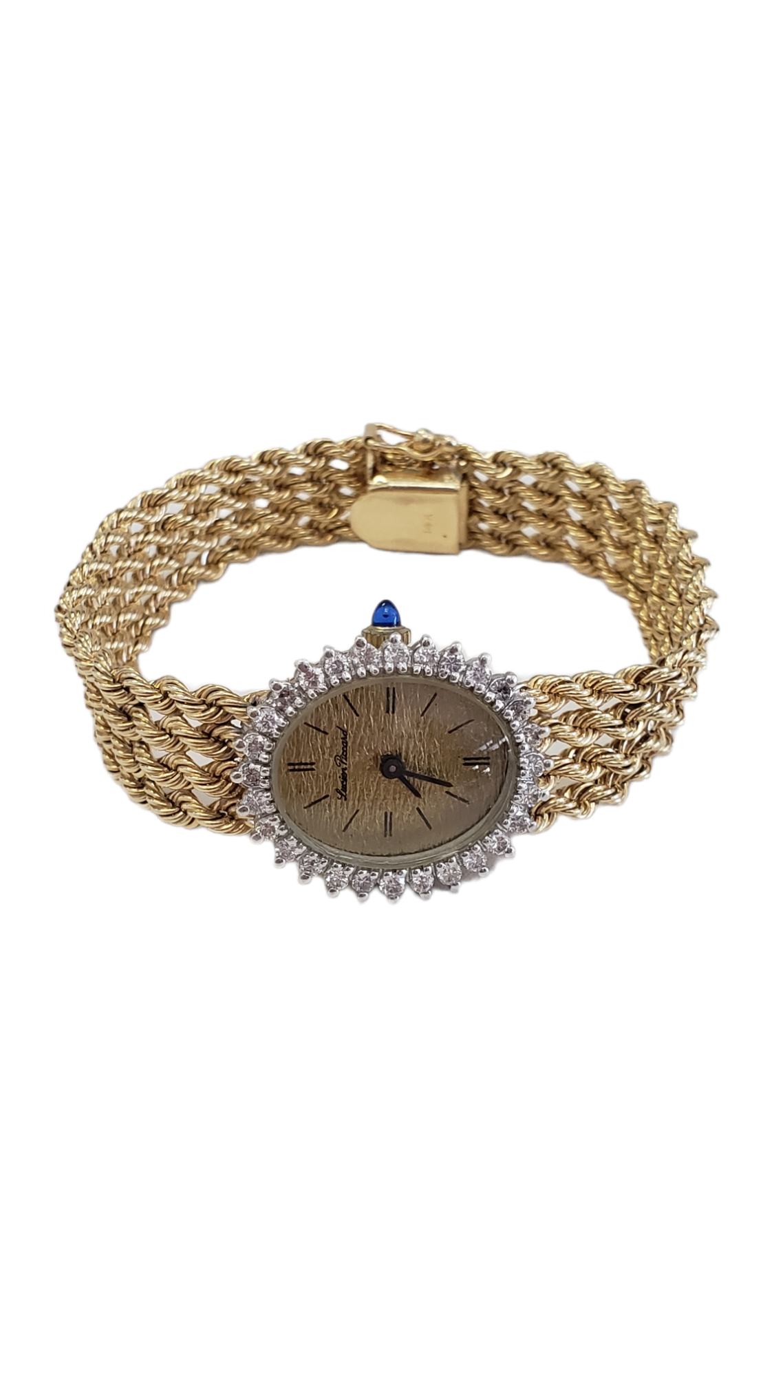 Lucien piccard women's 14k gold watch hot sale
