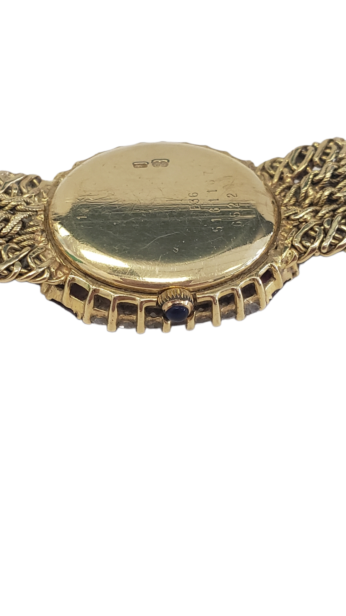 Concord 18K Yellow Gold Diamond and Ruby Women's Watch 21mm