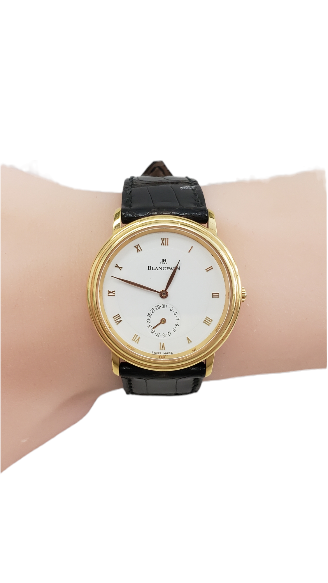Blancpain gold watch hot sale