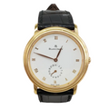 Blancpain Villeret Calendar 4795 18K Yellow Gold Watch on Crocodile Band Preowned