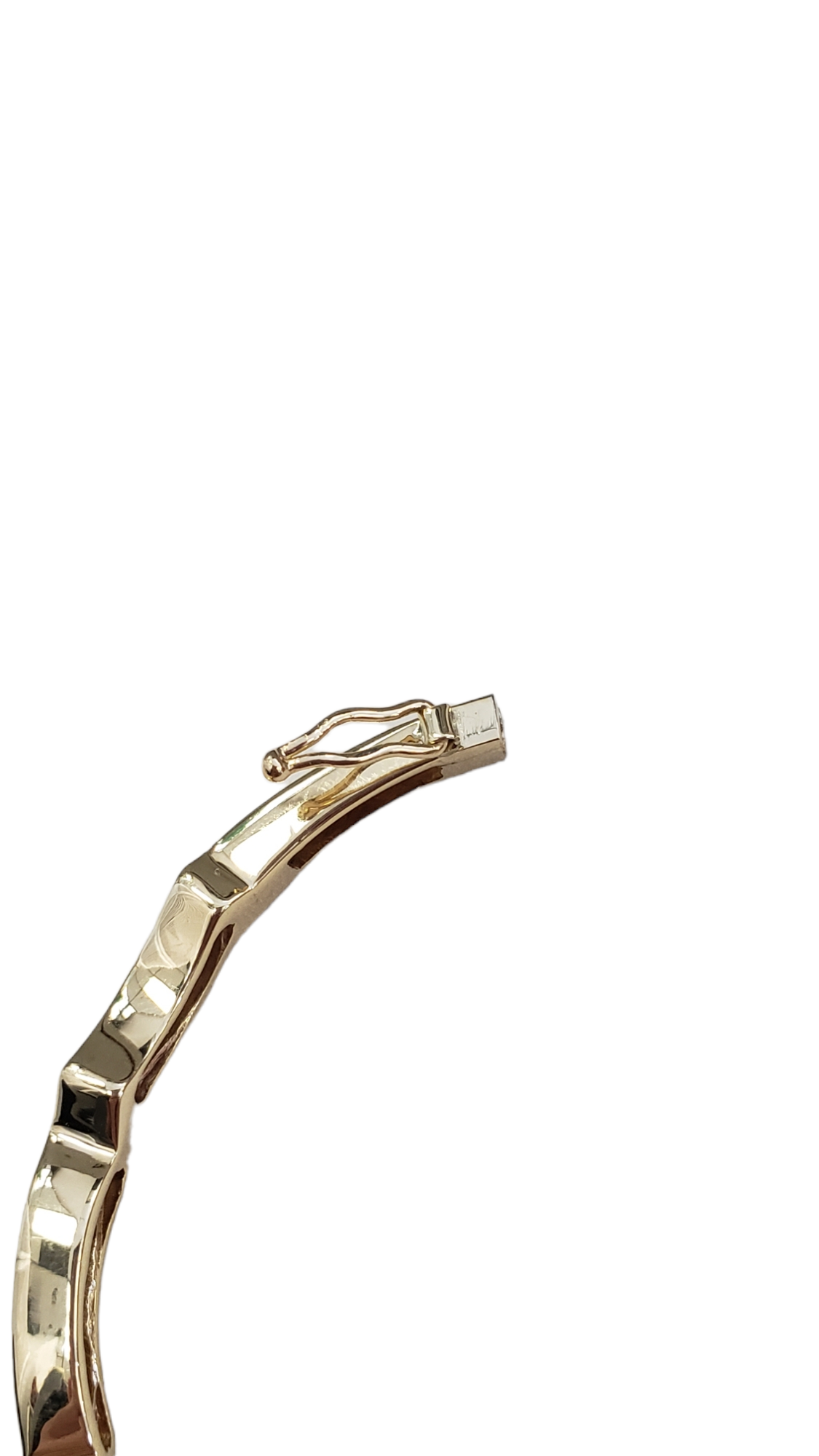 Diamond Channel Set Bangle Bracelet made in 14-Karat Yellow Gold