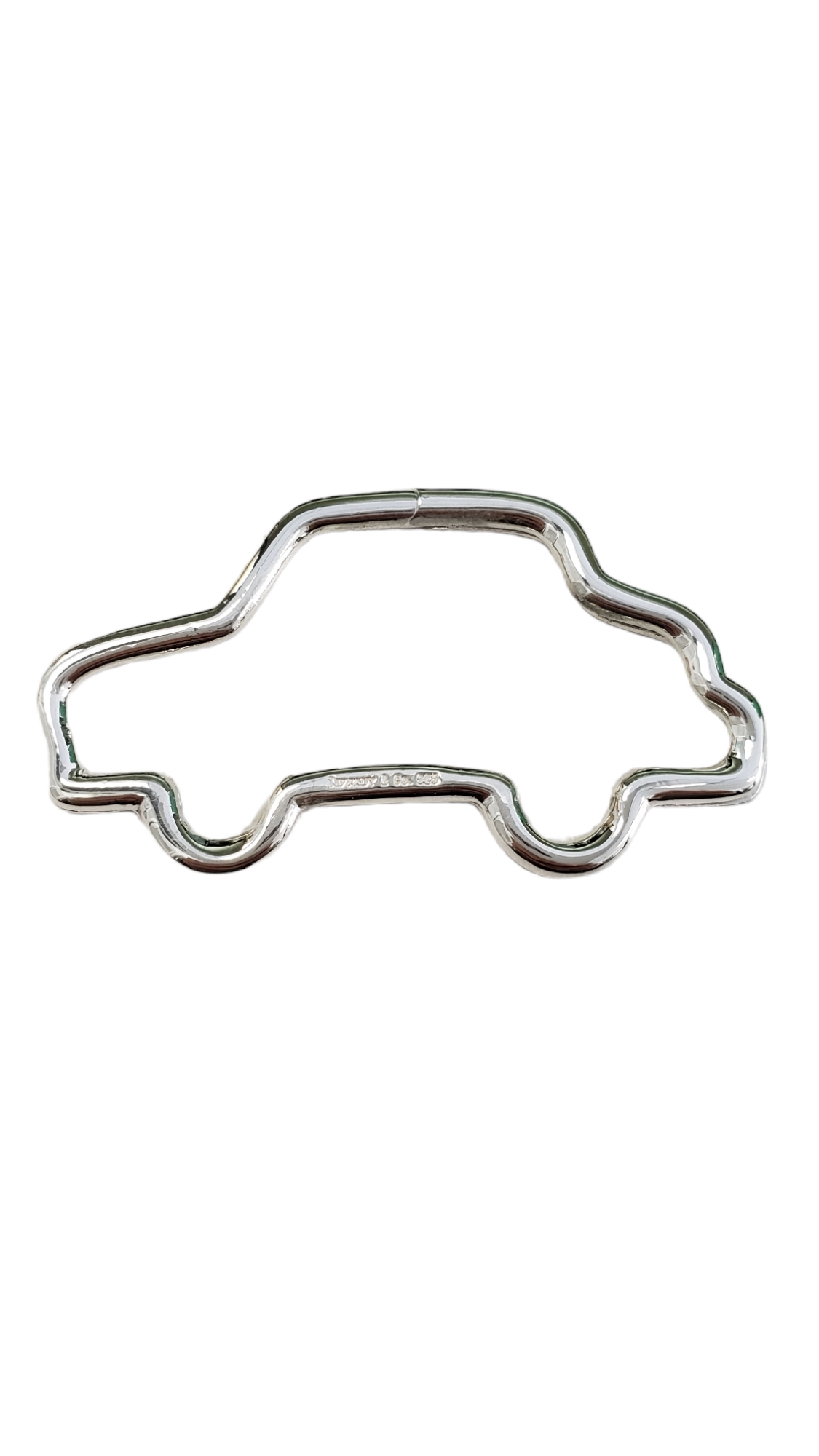 Tiffany & Co Silver RARE VINTAGE Car Key Ring Key Chain Preowned