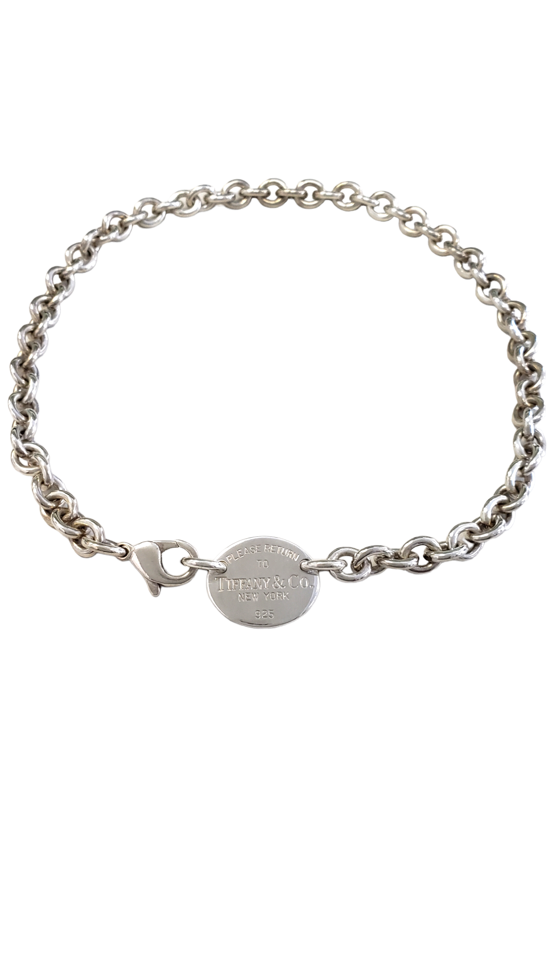 Tiffany & Co. | Jewelry | Authentic Return To Tiffany Oval Tag Necklace |  Poshmark