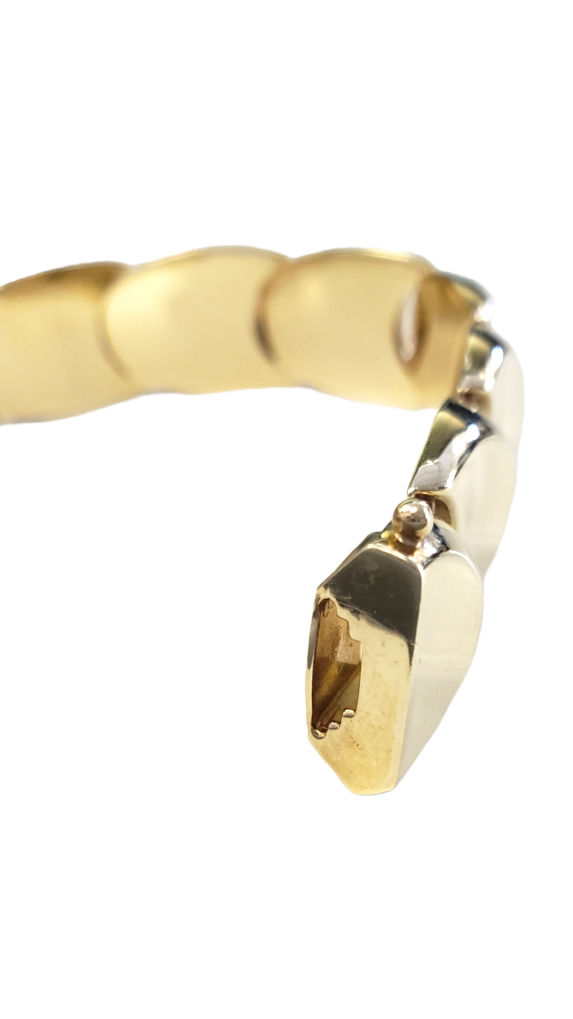 Fancy U-Shaped Link Bracelet made in 14-Karat Yellow Gold
