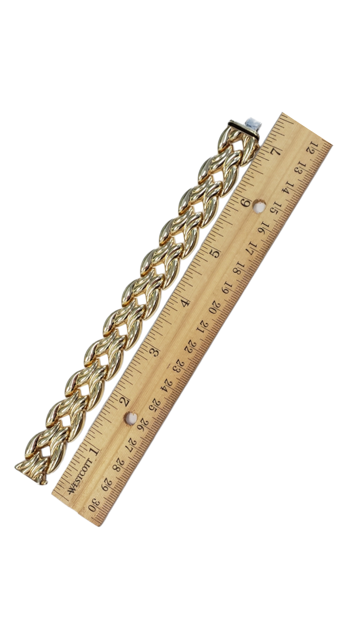 14K Yellow Gold Link Women's Bracelet New W/O Tags