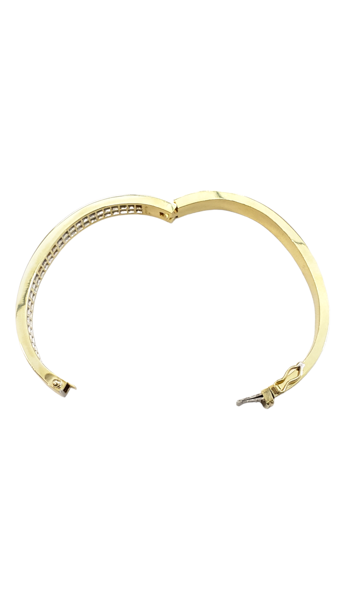 18k Yellow Gold Woman's Diamond Bracelet New W/O tags