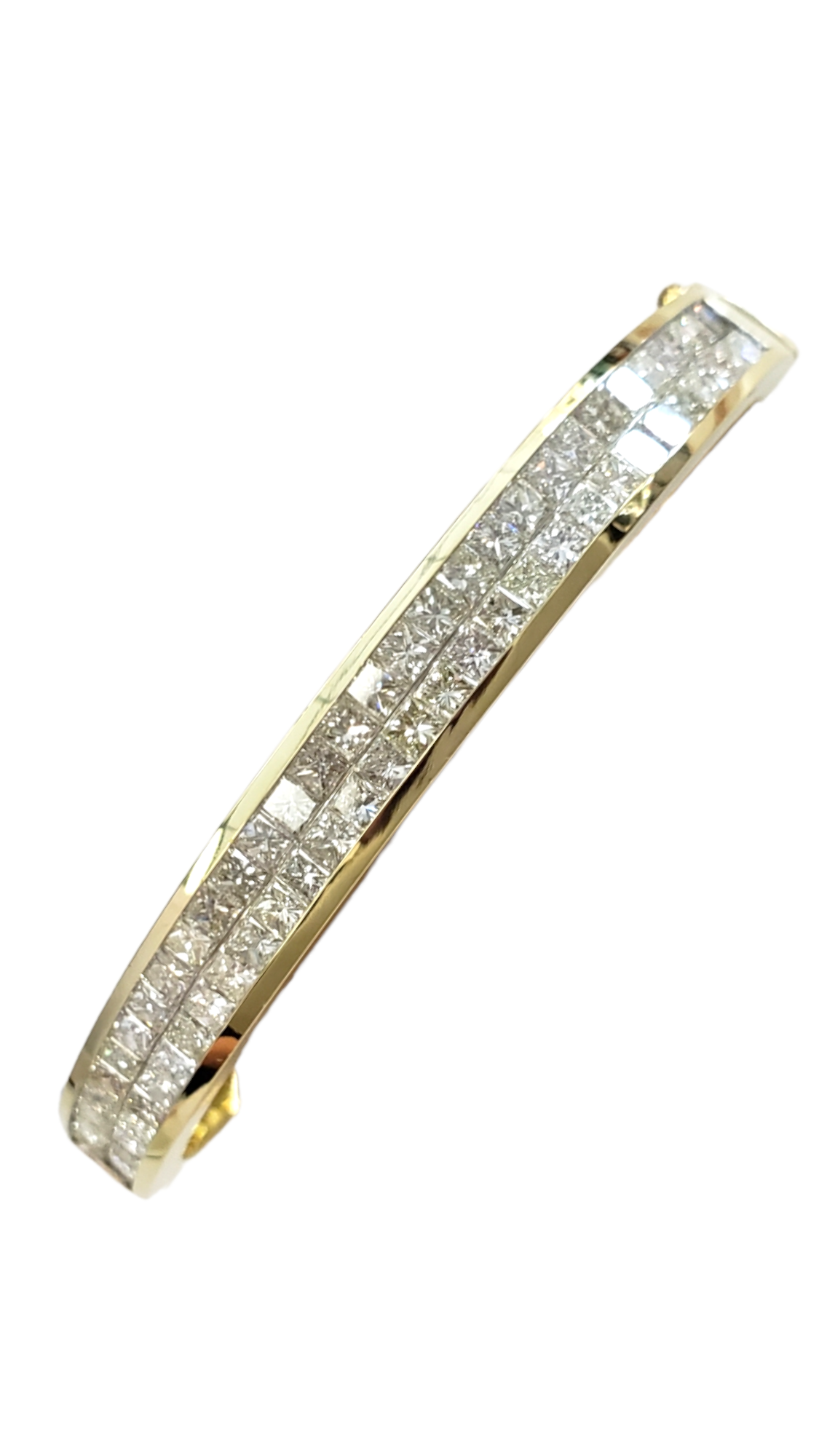18k Yellow Gold Woman's Diamond Bracelet New W/O tags