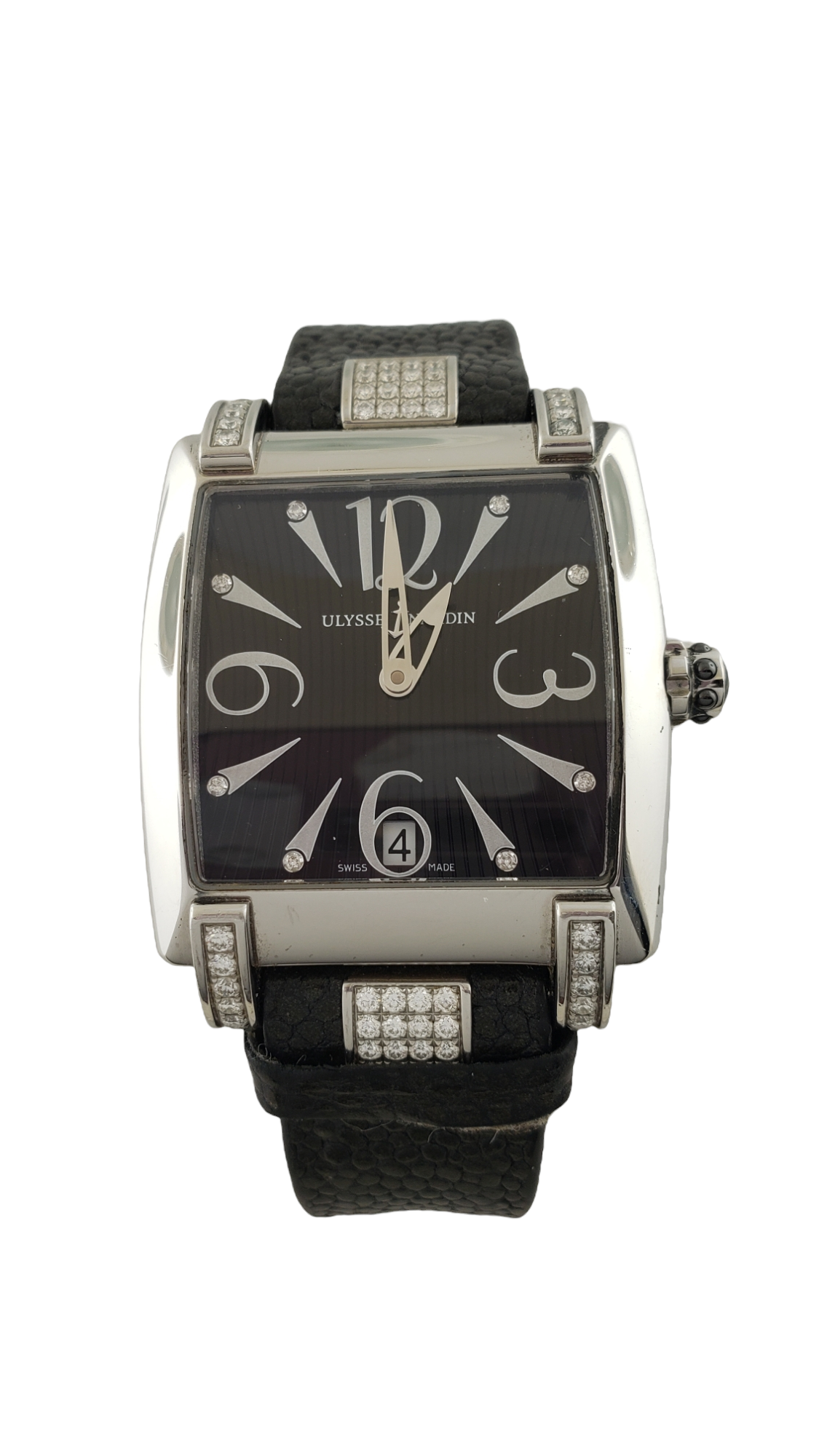 Ulysse Nardin Caprice Black Dial Automatic Stainless Steel Ladies Watch