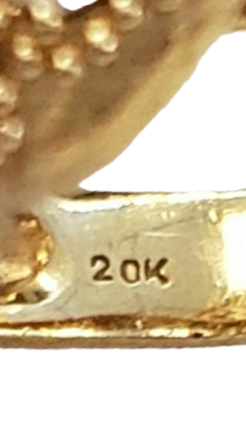 Coomi 20K Yellow Gold Slice Diamond Cocktail Ring