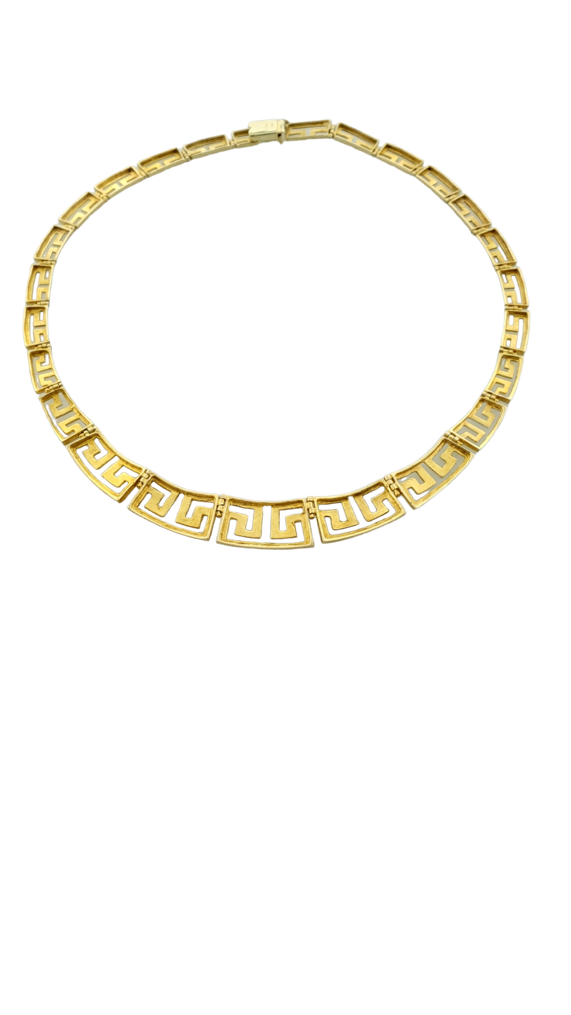 Greek Design 18 inch Necklace, 14kt Yellow Gold