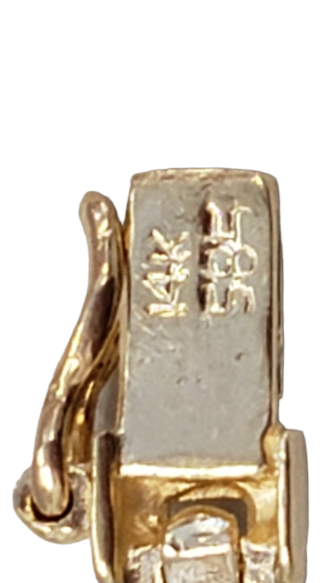 14kt Yellow Gold Amethyst & Diamond Bracelet