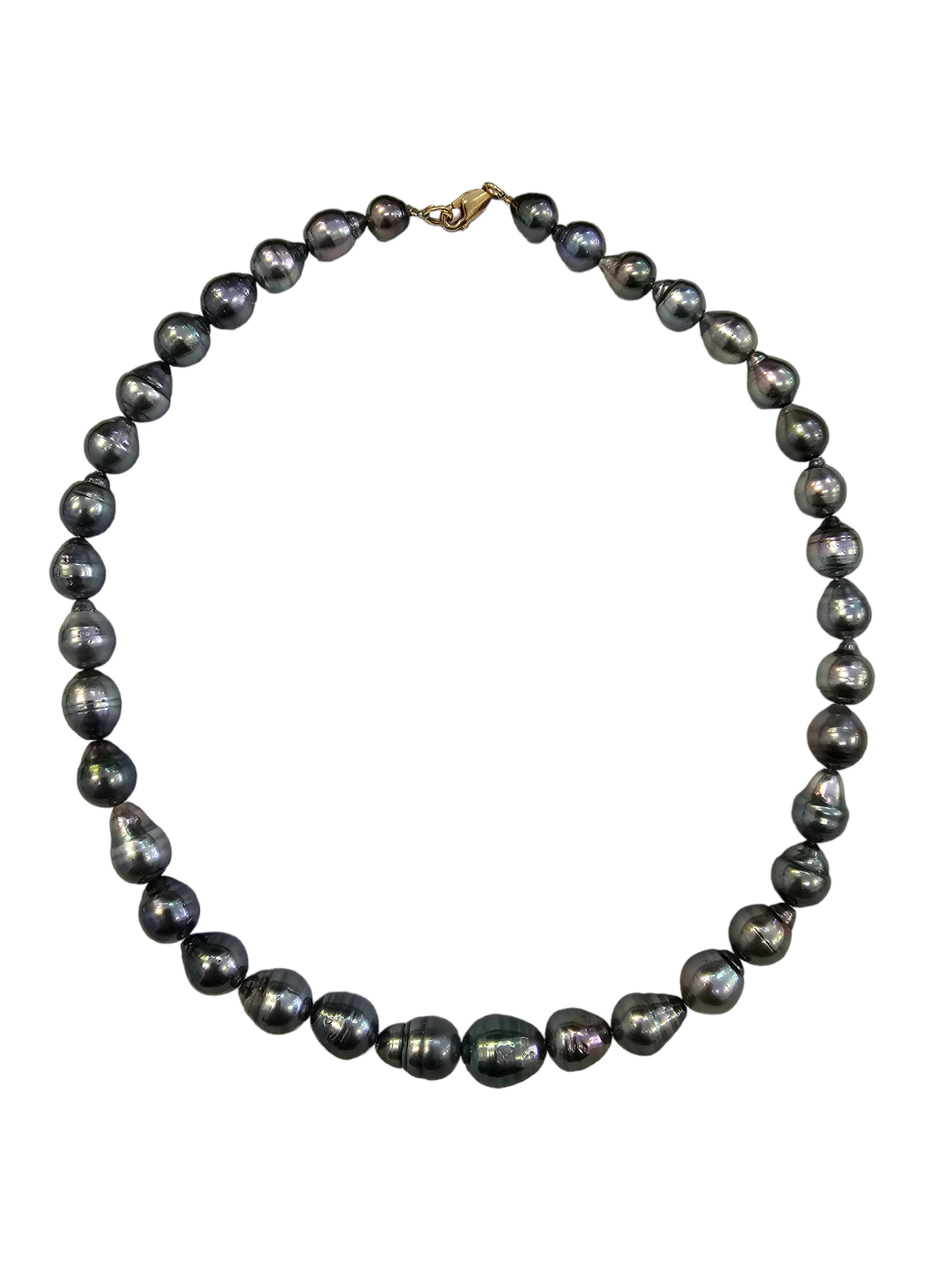 8-10mm Dark Tahitian South Sea Baroque Pearl Necklace - Pearls of Joy