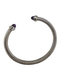 David Yurman Cable Collection Bangle with Amethyst With Pave Diamonds ( Bracelet )