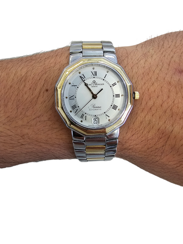Baume & Mercier Riviera 18kt Yellow Gold and Stainless Steel 36mm