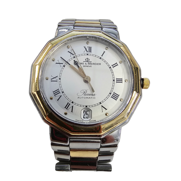 Baume & Mercier Riviera 18k 腕時計 Baume & Mercier Riviera Watch in 18kt Yellow Gold and
