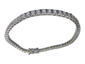 Diamond Tennis Bracelet, 14Kt White Gold,