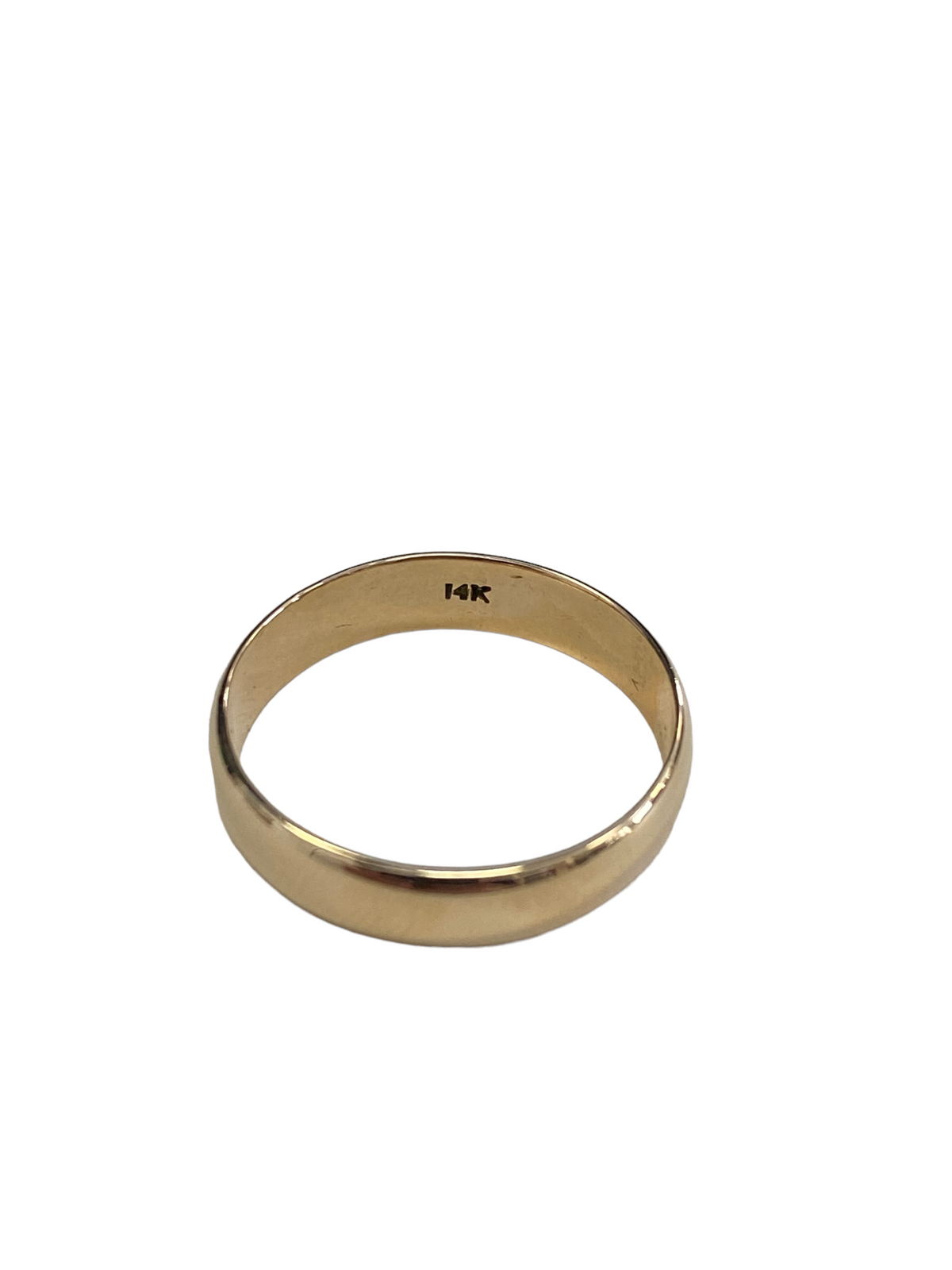 14K Yellow Gold Wedding Band Size 10.5(US) Unisex Ring